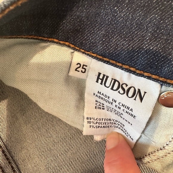 Hudson women’s denim, Krista Super skinny jeans, like new, size 25 - Picture 6 of 8